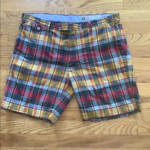 Men’s vintage Polo by Ralph Lauren Madras Shorts Size 36 w/7” inseam